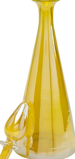 Zastawa Stołowa|Dzbanki*KARE Design Karafka Dekoracyjna żółta Ręcznie Dmuchane Szkło Ø18x53 Cm