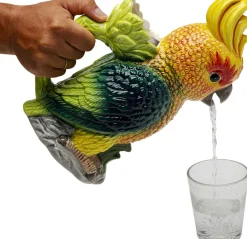 Zastawa Stołowa|Dzbanki*KARE Design Karafka Kolorowa 1,5 L Motyw Zwierzęcy Papuga