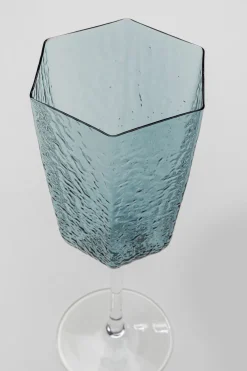 Zastawa Stołowa|Kieliszki*KARE Design Kieliszek Do Czerwonego Wina Szklany Niebieski 440 Ml 24 Cm