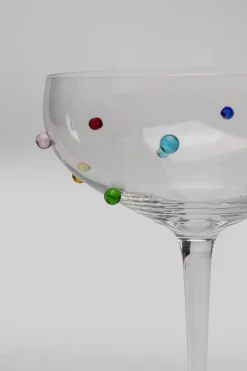 Zastawa Stołowa|Kieliszki*KARE Design Kieliszek Do Koktajli Szklany Z Kolorowymi Detalami 340 Ml