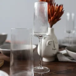 Zastawa Stołowa|Kieliszki*KARE Design Kieliszek Do Szampana Riffle 215 Ml