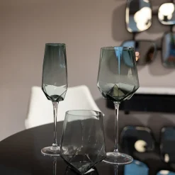 Zastawa Stołowa|Kieliszki*KARE Design Kieliszek Do Wina Diamond Smoke 660 Ml Przydymiony