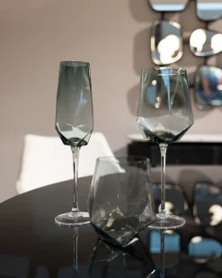 Zastawa Stołowa|Kieliszki*KARE Design Kieliszek Do Wina Diamond Smoke 660 Ml Przydymiony