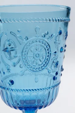 Zastawa Stołowa|Kieliszki*KARE Design Kieliszek Do Wina Greece 290 Ml Niebieski
