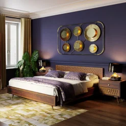Kinkiety*KARE Design Kinkiet Disc 185x110 Cm Złoty