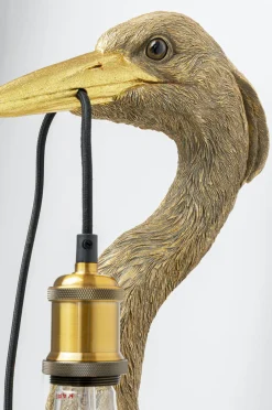 Kinkiety*KARE Design Kinkiet Heron 26x62 Cm Złoty