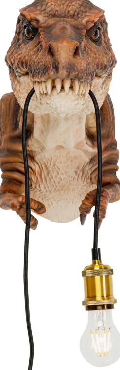 Kinkiety*KARE Design Kinkiet - Lampa ścienna Dinozaur 36x45 Cm