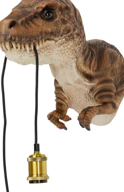 Kinkiety*KARE Design Kinkiet - Lampa ścienna Dinozaur 36x45 Cm