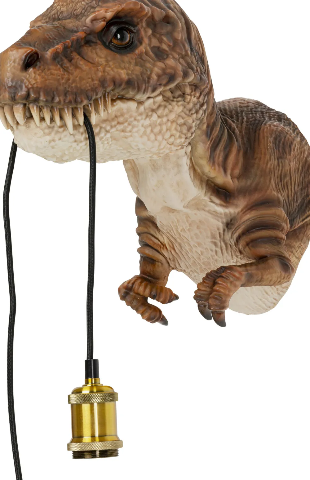 Kinkiety*KARE Design Kinkiet - Lampa ścienna Dinozaur 36x45 Cm