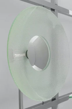 Kinkiety*KARE Design Kinkiet Ufo 186x140 Cm Srebrny