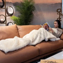 Koce*KARE Design Koc Fur Polar 200x140 Kremowy