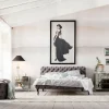 Łóżka*KARE Design Łóżko Desire 180x200 Cm Szare