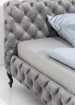 Łóżka*KARE Design Łóżko Desire 180x200 Cm Szare