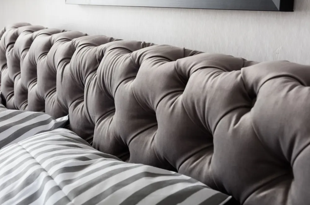 Łóżka*KARE Design Łóżko Desire 180x200 Cm Szare