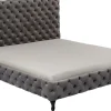 Łóżka*KARE Design Łóżko Desire 160x200 Cm Wysokie Szare