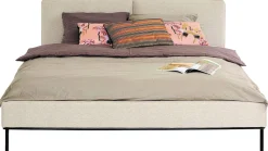 Łóżka*KARE Design Łóżko East Side 160x200 Cm Kremowe