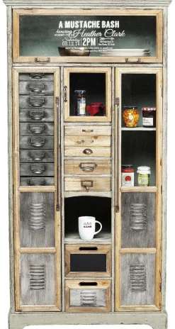 Regały*KARE Design Komoda Barber Shop 81x162 Cm Drewniana