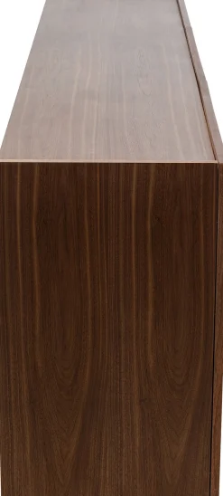 Komody*KARE Design Komoda Brązowa Fornirowana 3-drzwiowa 200x76 Cm