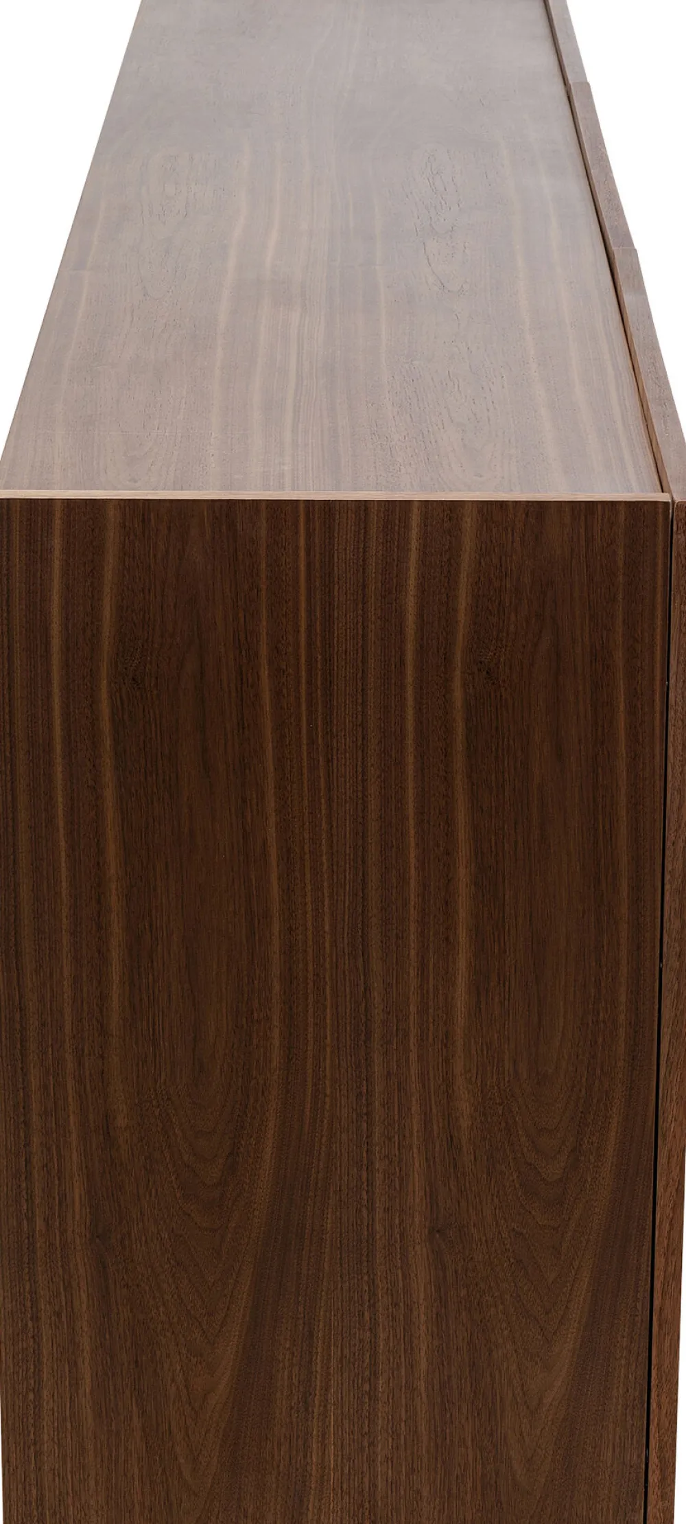 Komody*KARE Design Komoda Brązowa Fornirowana 3-drzwiowa 200x76 Cm