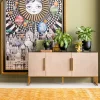 Komody*KARE Design Komoda Cesaro 160x75 Cm Naturalna - Blat Ceramika