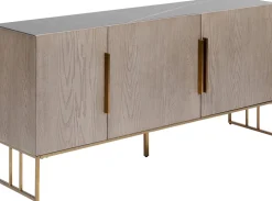 Komody*KARE Design Komoda Cesaro 160x75 Cm Naturalna - Blat Ceramika