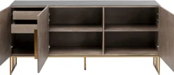 Komody*KARE Design Komoda Cesaro 160x75 Cm Naturalna - Blat Ceramika