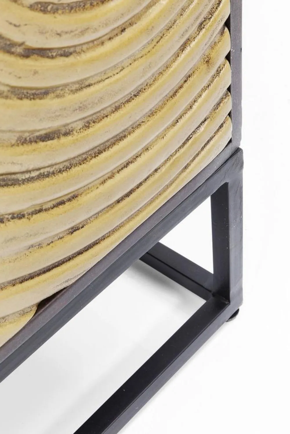 Komody*KARE Design Komoda Circulo 160x80 Cm Czarno-złota