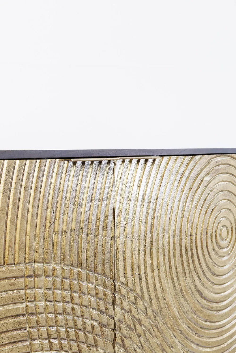 Komody*KARE Design Komoda Circulo 120x150 Cm Czarno-złota