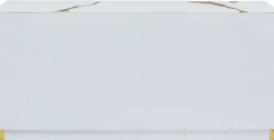 Komody*KARE Design Komoda Cracked 165x80 Cm Biało-złota