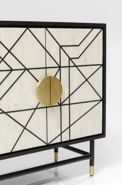 Komody*KARE Design Komoda Credenza 150x80 Cm Czarna