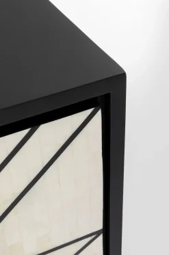 Komody*KARE Design Komoda Credenza 150x80 Cm Czarna
