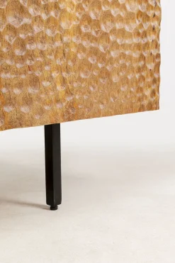 Komody*KARE Design Komoda 3-drzwiowa Do Salonu Drewno Mango Ręczne Wykonanie 160x75 Cm