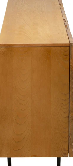 Komody*KARE Design Komoda 3-drzwiowa Do Salonu Drewno Mango Ręczne Wykonanie 160x75 Cm