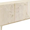 Komody*KARE Design Komoda 3-drzwiowa Drewniana Boho Motyw Roślinny 160x75 Cm