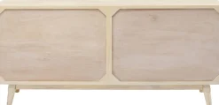Komody*KARE Design Komoda 3-drzwiowa Drewniana Boho Motyw Roślinny 160x75 Cm