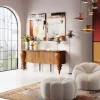 Komody*KARE Design Komoda 3-drzwiowa Z Litego Drewna Mango 200x88 Cm