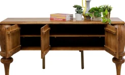Komody*KARE Design Komoda 3-drzwiowa Z Litego Drewna Mango 200x88 Cm