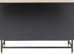 Komody*KARE Design Komoda Dwudrzwiowa Złota Glamour 123x87 Cm