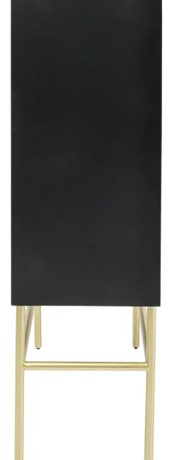Komody*KARE Design Komoda Electro 100x140 Cm Czarna