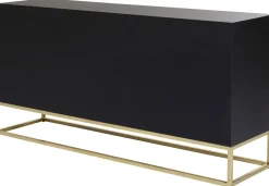 Komody*KARE Design Komoda Electro 160x80 Cm Czarno-biała