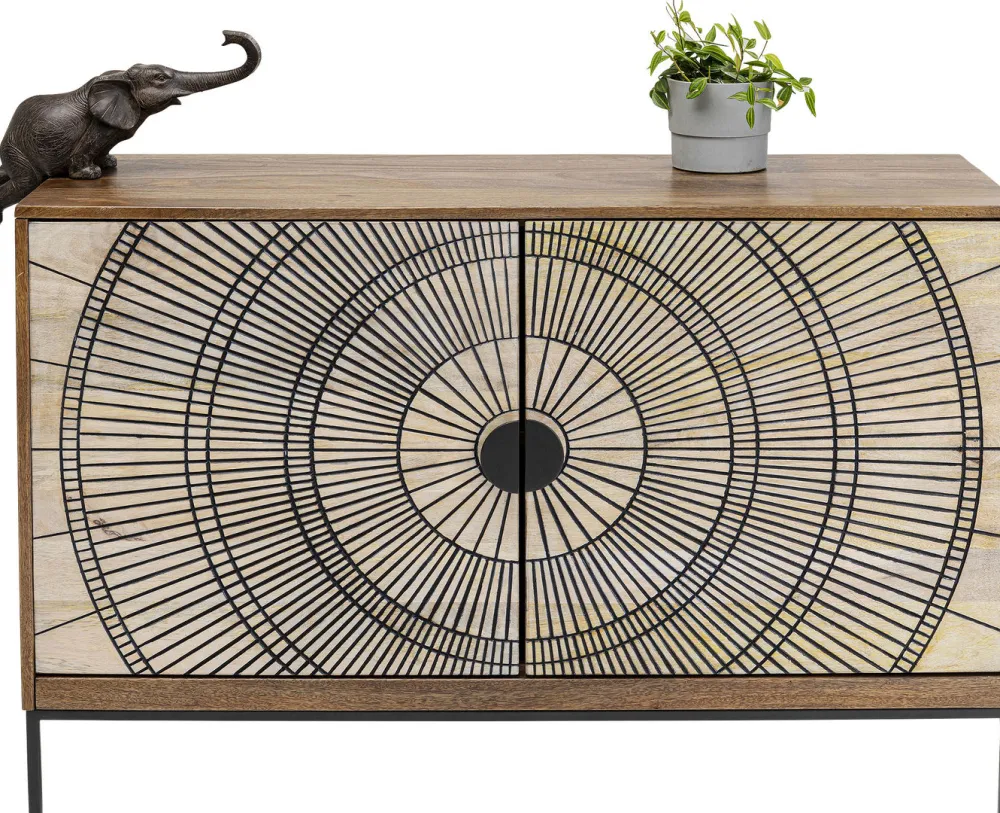 Komody*KARE Design Komoda Eye Of Tiger 115x78 Cm Mango