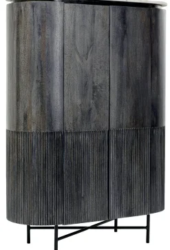 Komody*KARE Design Komoda Glenn 100x138 Cm Ciemnoszara
