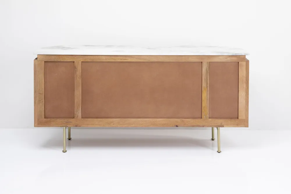 Komody*KARE Design Komoda Grace 160x78 Cm Drewno Mango - Blat Marmur