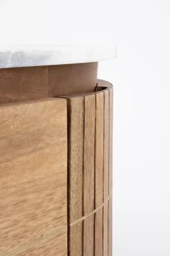 Komody*KARE Design Komoda Grace 160x78 Cm Drewno Mango - Blat Marmur