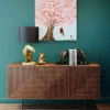 Komody*KARE Design Komoda Grooves 164x79 Cm Brązowa Mango