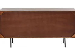 Komody*KARE Design Komoda Grooves 164x79 Cm Brązowa Mango