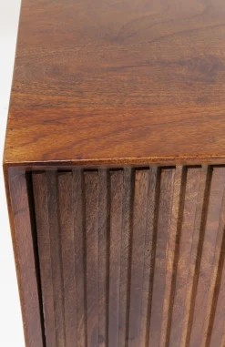 Komody*KARE Design Komoda Grooves 164x79 Cm Brązowa Mango
