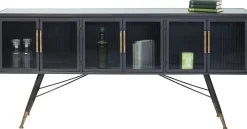 Komody*KARE Design Komoda La Gomera 180x85 Cm Grafitowa