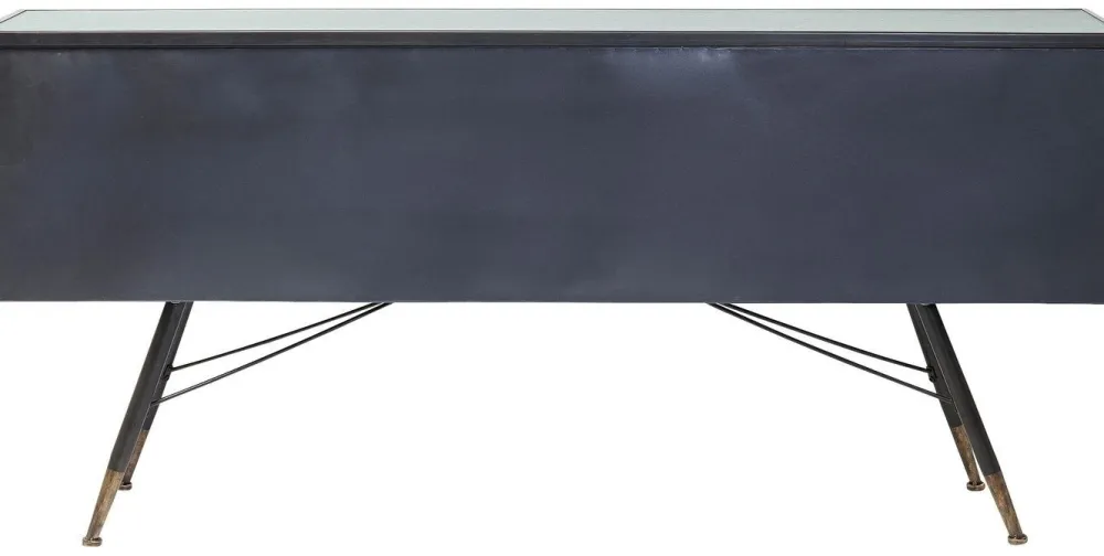 Komody*KARE Design Komoda La Gomera 180x85 Cm Grafitowa