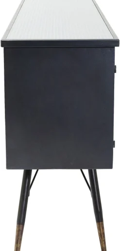 Komody*KARE Design Komoda La Gomera 180x85 Cm Grafitowa